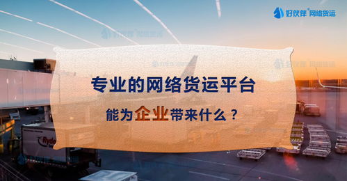 專業(yè)網(wǎng)絡(luò)貨運平臺 賦能企業(yè)貨代物流服務(wù)的價值與優(yōu)勢